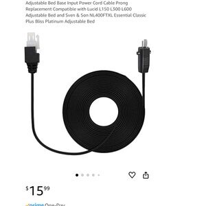 Adjustable Bed Power Cord Cable